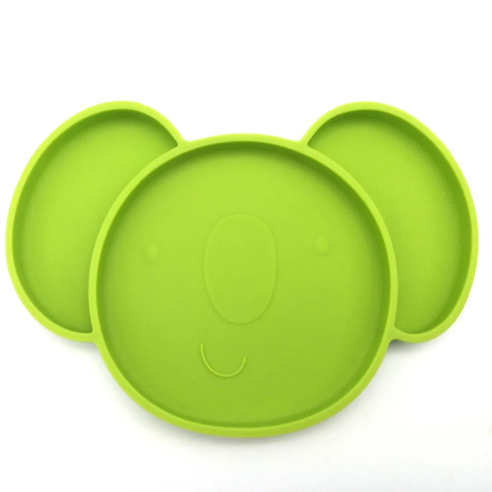 Nontoxic Bpa Free Silicone Baby Suction Plate,Baby Silicone Divide