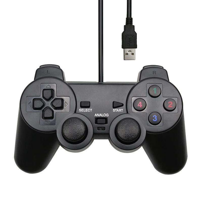 

Double shock USB Wired PC Game Controller gamepad for PC Computer Laptop Game Joystick