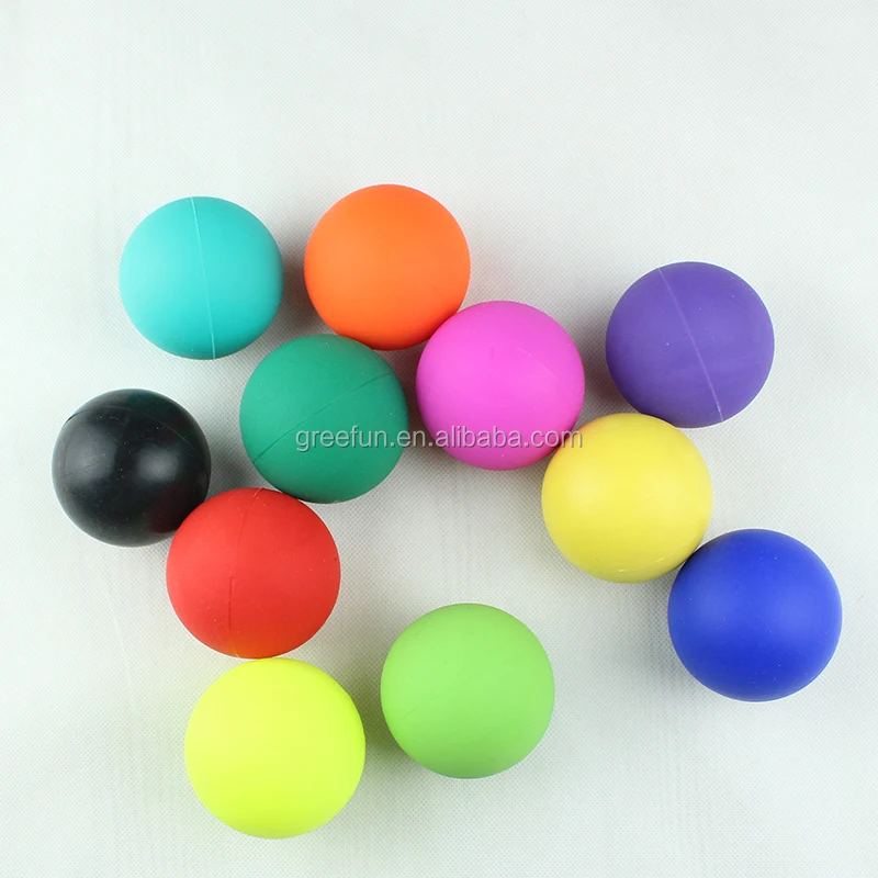 Rubber Massage Ball Back Therapy Massage Balls For Deep Tissue ...