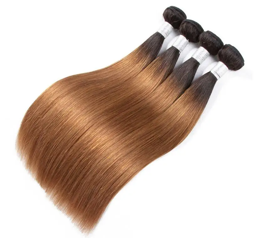 

8-30inch 1b/30 color Brazilian/Peruvian/indian silky straight virgin human hair bundles weaves