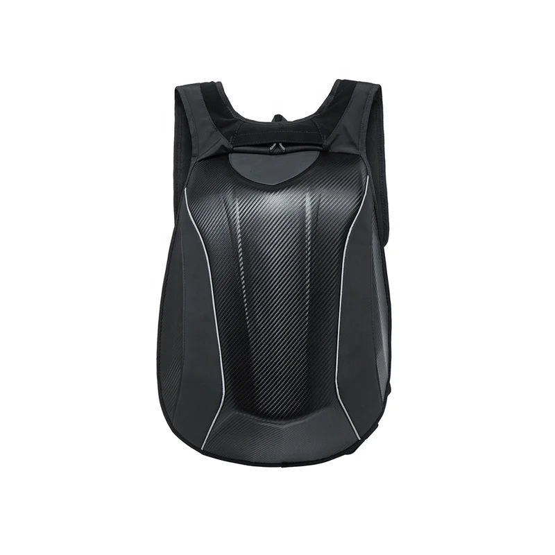 

JUNYUAN Waterproof Carbon Fiber Motorcycle Bike Hard Shell Travelling Backpack Bag