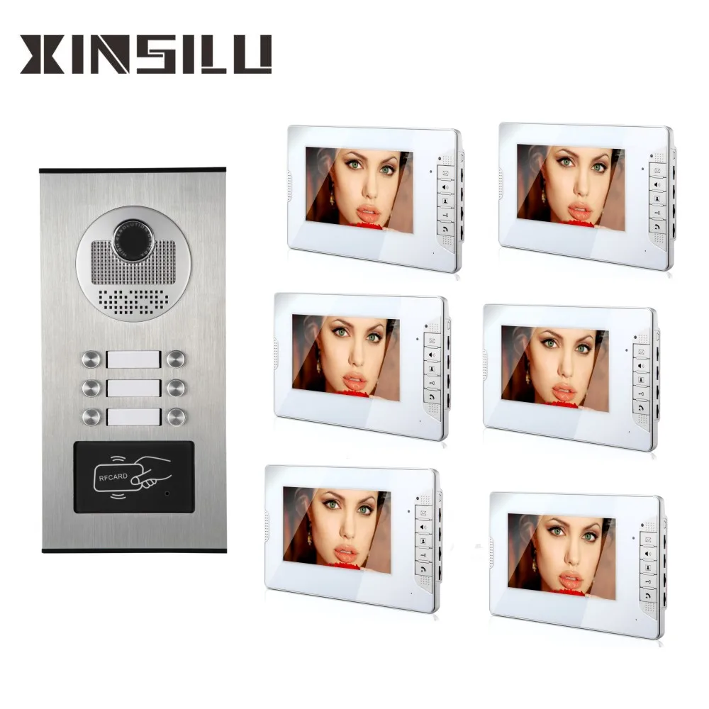 Multi Apartment Video Door Phone Video Doorbell 10 Floors Building