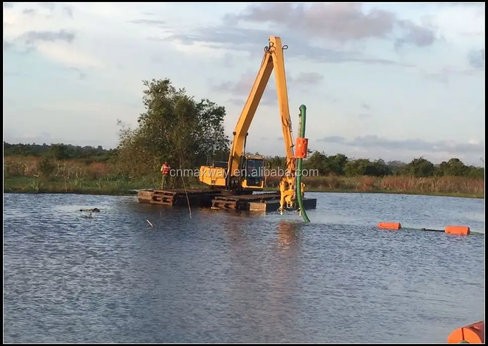amphibious excavator dredge pump
