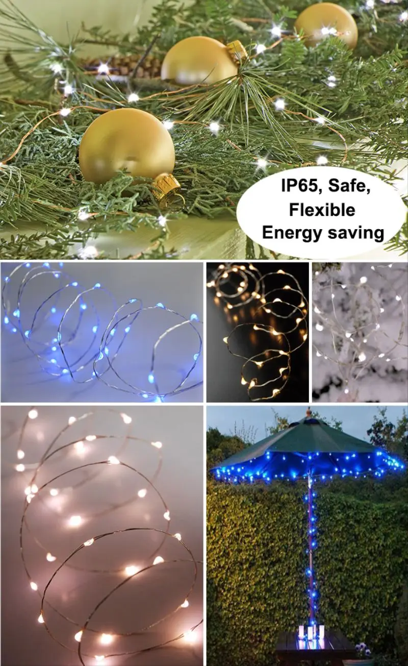 Safe Low Voltage Outdoor Hanging Copper Wire Led Christmas Lights Buy