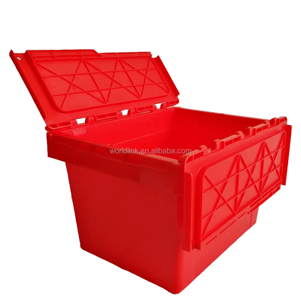 Large Wholesale Stackable And Nestable Plastic Crate With Lids Buy