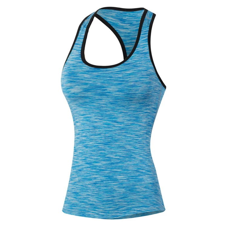 

High quality absorb sweat gym tank top female, As picture or customized make