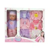16 inch Dress up OEM baby doll with 4 sounds and 4 pcs clothes, Baby Kids Doll Toy
