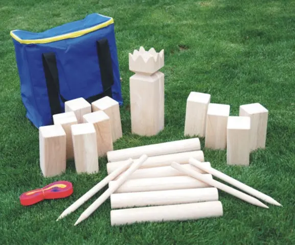 Germany Market Kubb Set Outdoor Games Approved Viking Kubb - Buy Wooden ...