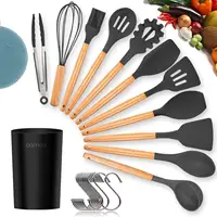 

New design BPA Free 11 silicone cooking utensils kitchen utensils set