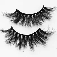 

wholesale 3D real mink eyelashes priavte label natural dramatic long lashes 25 mm eyelashes