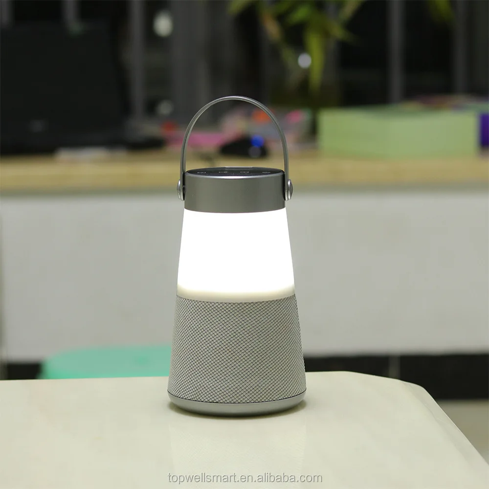 Waterproof Portable Speaker Fabric Wireless Speaker With LED lamp for camping - ANKUX.COM