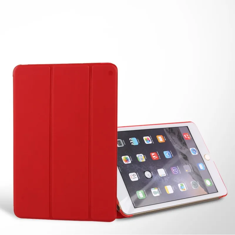 

Retail 1pcs 4 Folders Stand PU Leather Case Ultrathin Smart Case For iPad 2 3 4
