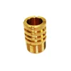 High quality threaded insert brass knurle fastener insert nut and screw
