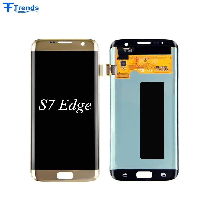 

Best LCD Display for Samsung Galaxy S7 Edge Screen Digitizer G935FD G935V G935T G935P G935F G935 G935A, Black/white/gold