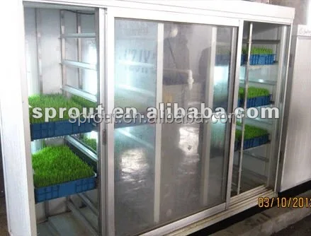 
Hydroponics Animal Fodder Machine Fodder sprouting machine/barley grass growing machine /Animal fodder making machine 