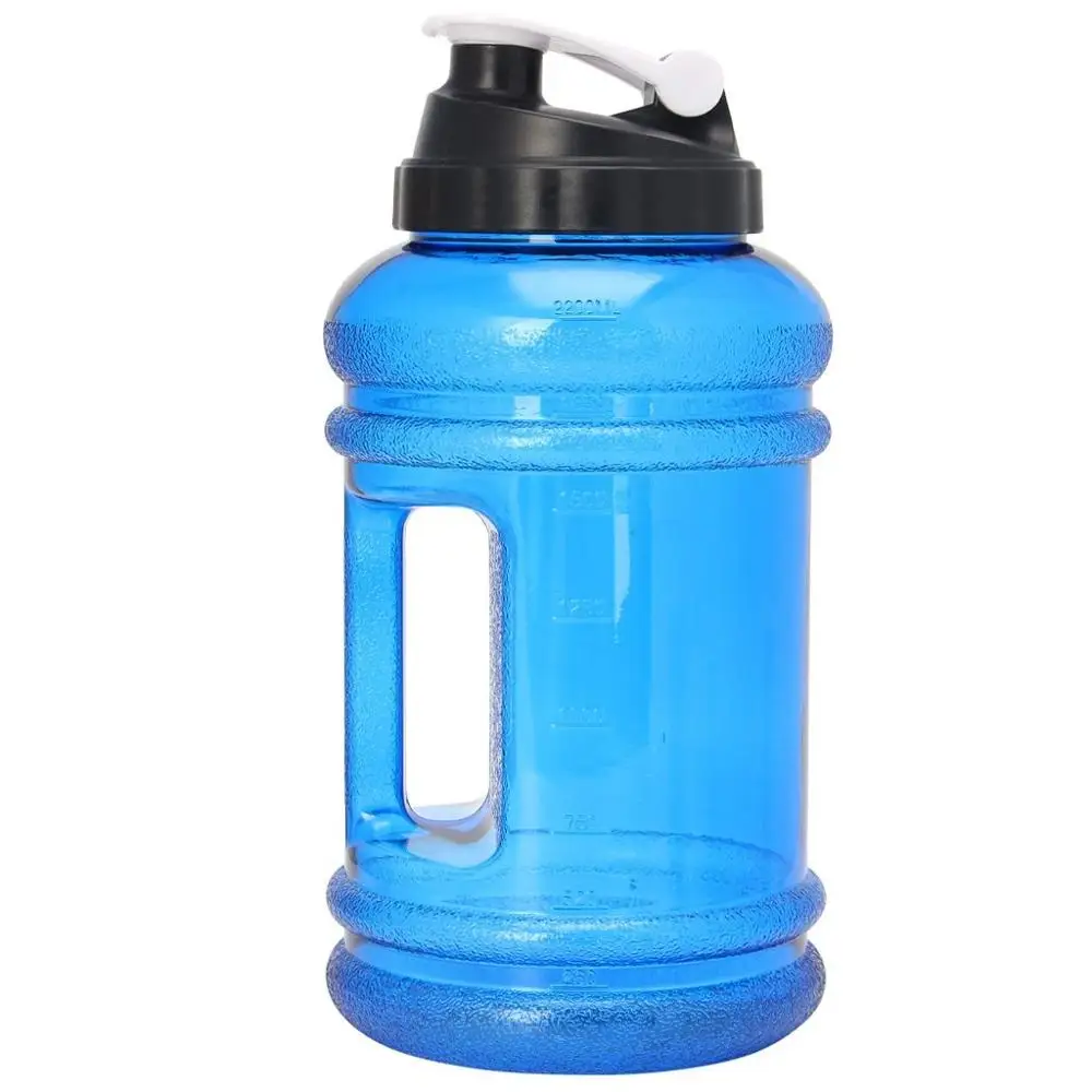 BPA Free Leakproof 2.2l Large Sport Water Bottle Gym Workout Jug with Easy Carry Handle