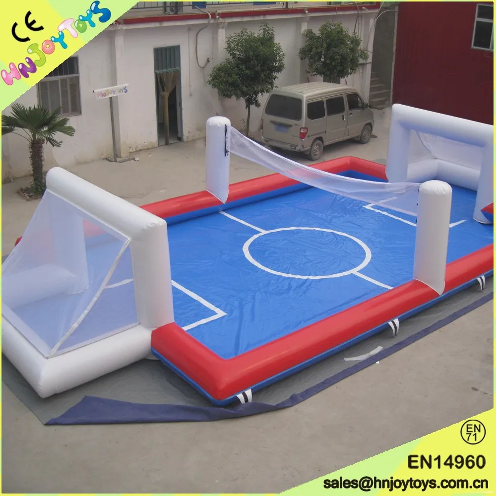 Commercial Inflatable Football Court Inflatable Soap Soccer Field