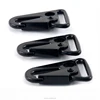 Black metal HK keychain snap eagle hook with 25mm webbing