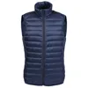 OEM Winter Duck Down Vest Men Ultra Light 90% Duck Down Vest Loose Waistcoat Vest Sleeveless Jacket Black Gray Navy