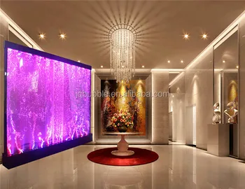 Hotel Lobby Wall Decoration Acrylic Wall Partition Custom Water