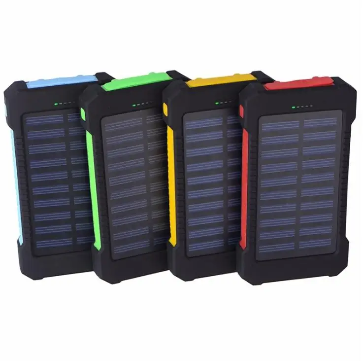 

10000MA LED Lighting Solar Energy Power Bank with compass and waterproof
