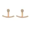Explosion full of water, drop word stud, fashion ladies personalized design studs.