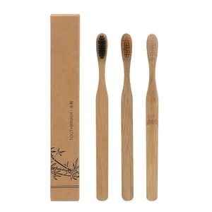 Travel Home Hotel Use Biodegradable Bamboo charcoal Toothbrush 2