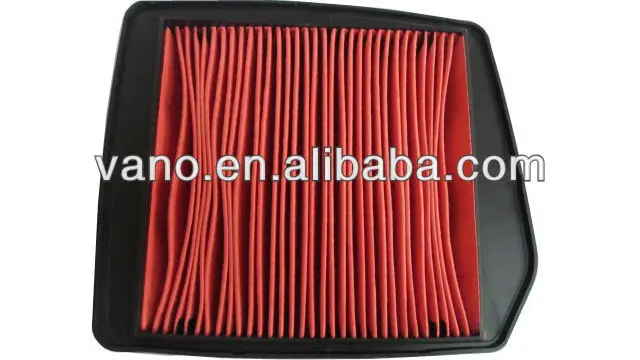 High Performance Universal Red Paper Motorcycle Air Filter