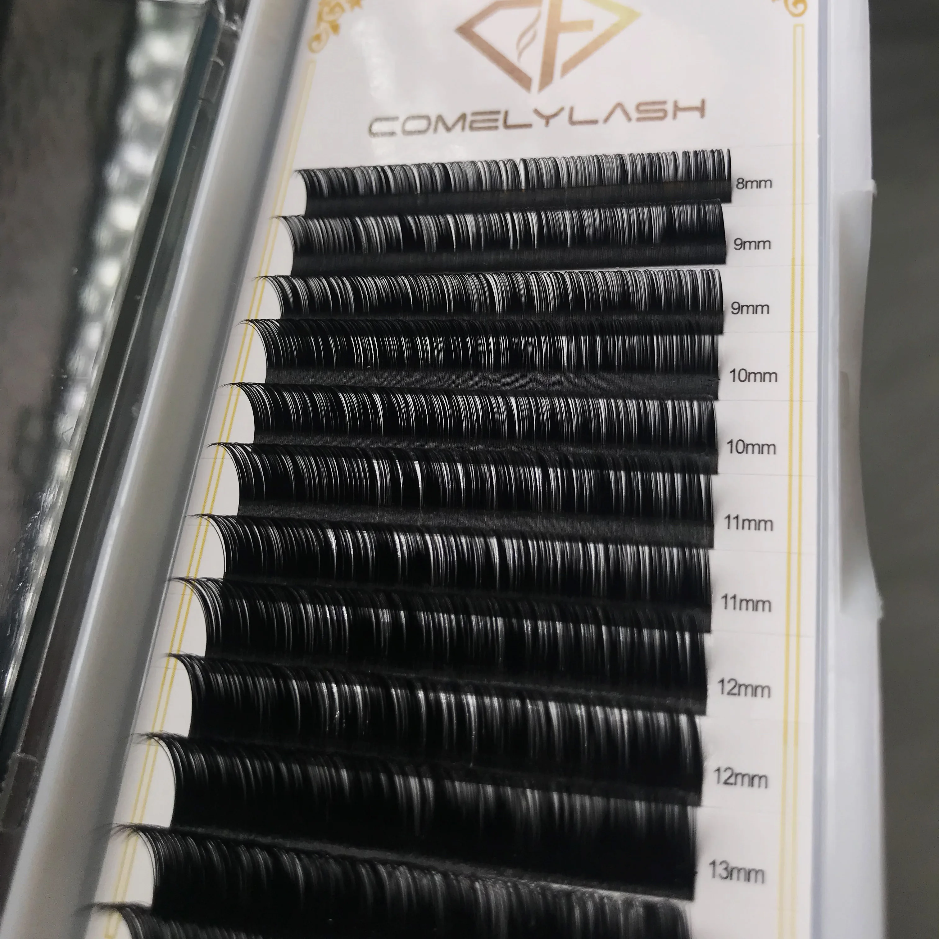 

wholesale false eyelashes korea wimpern 3D volume silk lashes individual lashes extension, Natural black