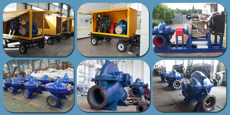 Double suction water pump