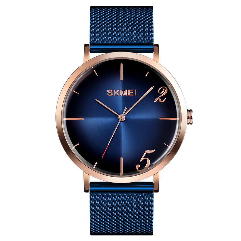 

9200 skmei movt quartz minimalist mesh steel brand your own watches for ladies