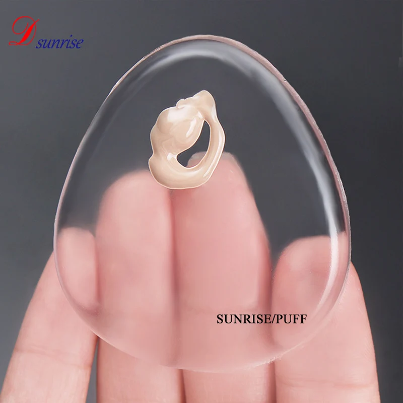 

Silicone Sponge Blender Supoice Silicone Makeup Applicator Cleaning Tools Perfect for BB CC Cream Foundation, Concealer, Blush,, Clear