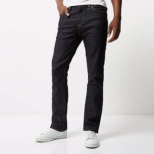 dark wash bootcut jeans mens