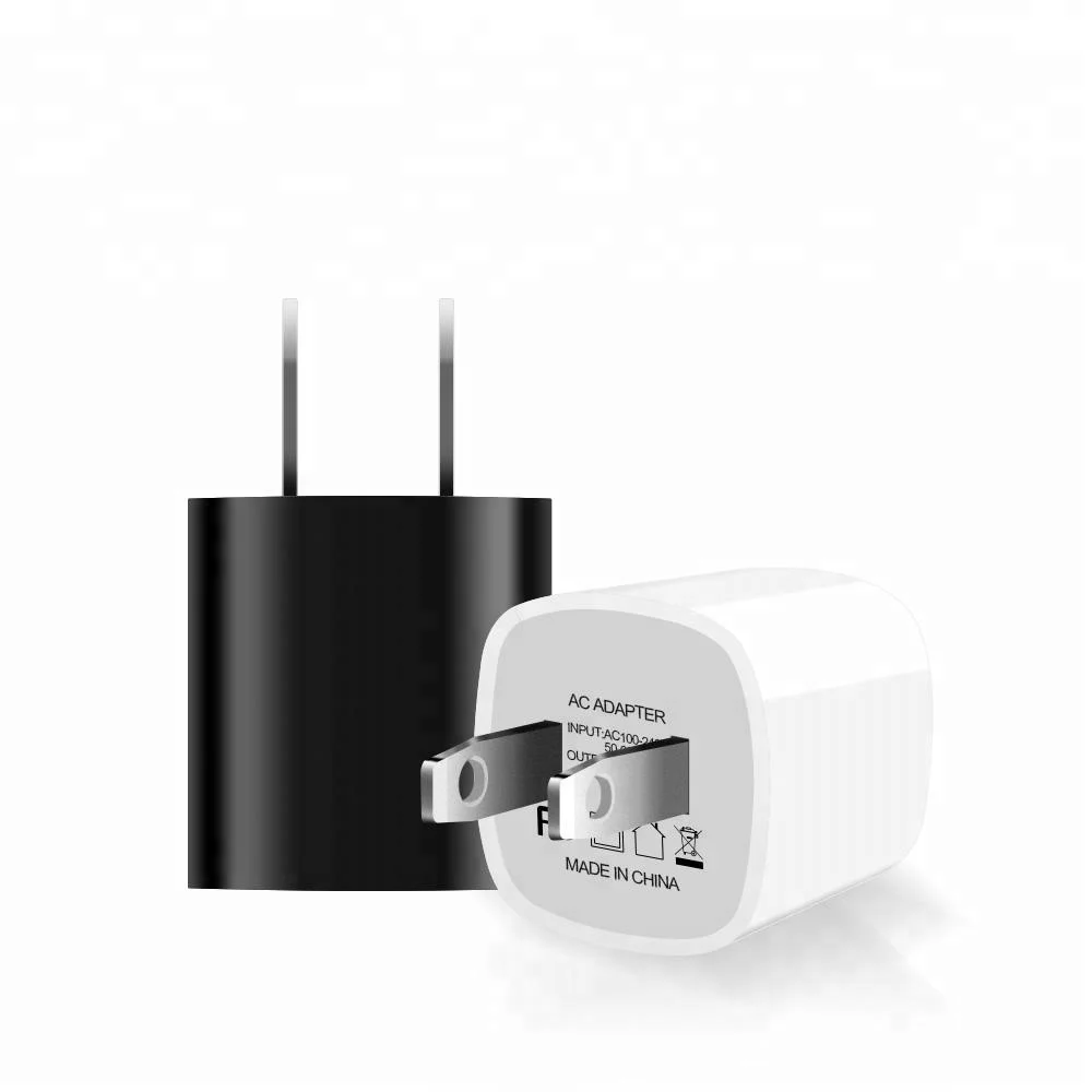 

2018 Shenzhen Factory Cheapest Price Real Certificate 5V 1A Mini Single Usb Wall Charger For iPhone For Samsung, White /black