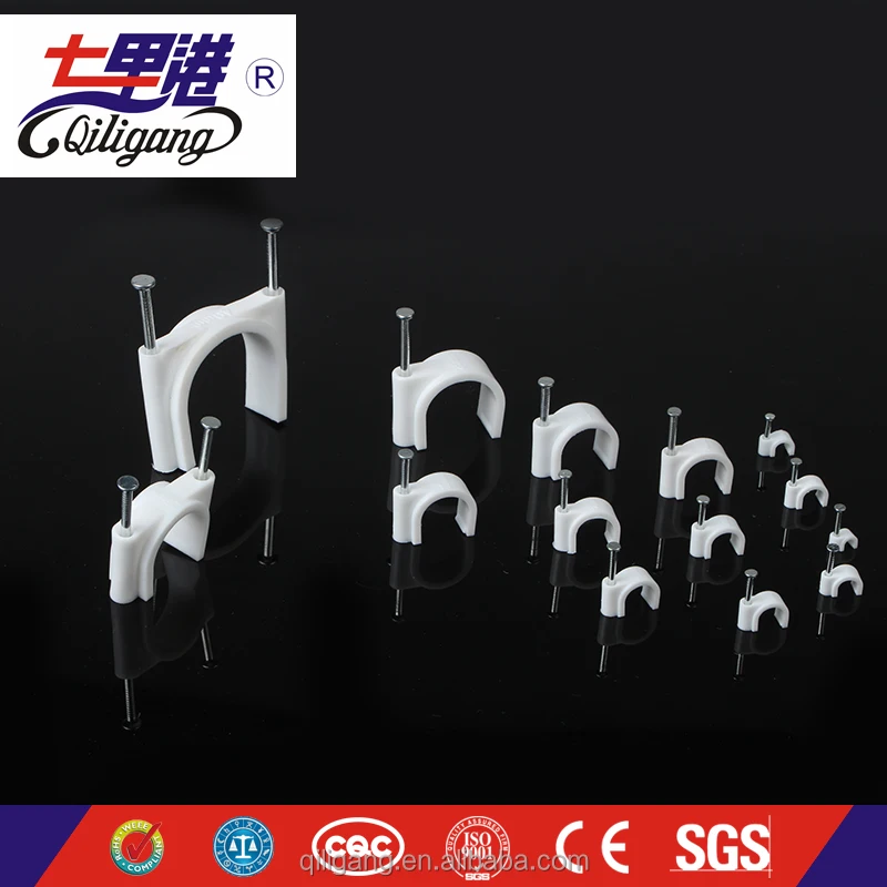 Qiligang Brand Quality Round Type Concrete Adhesive Cable Clip Buy