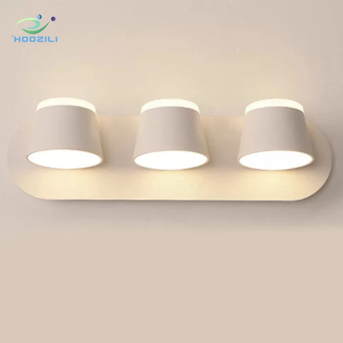 2019 new round 9W bedroom lamp 360 degree rotation adjustable bedside light 3000K creative LED Wall lamp