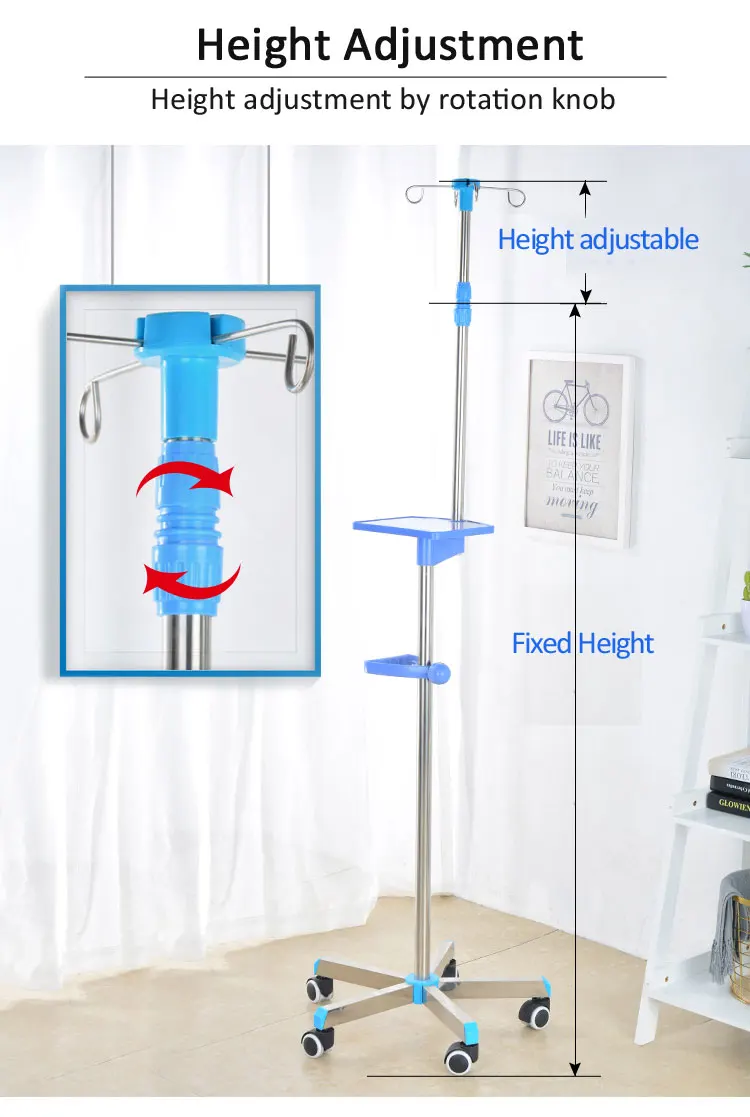 Malaysia Hospital Furniture Drip Stand Hospital Bed Examination Couch