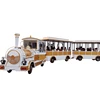 17 Person cheap kiddie amusement shopping mall rides electric trackless train for sale