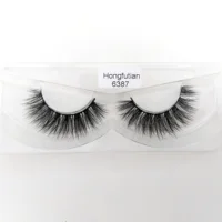 

Mink 3D Lashes Makeup Strip Eyelash 100% Real Mink Fur Fake Eyelashes Natural 3D Mink Eyelashes