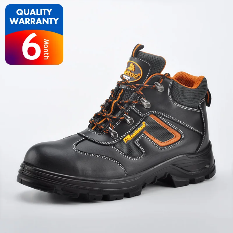 

High quality industrial steel toe cap safety shoes,new design safety shoes, Black