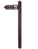 Golf Recycled Plastic Post Direction Sign