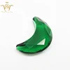 Wholesale Green Gemstone Name Half Moon Cut Glass Gems Stones