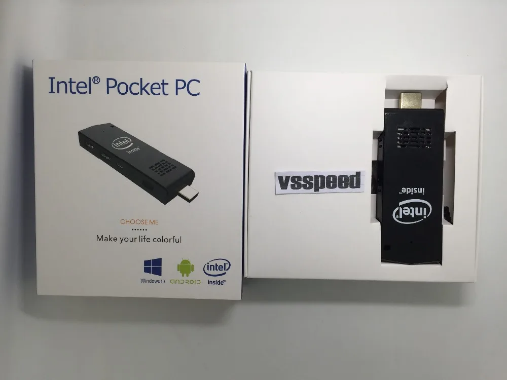 Paypal accept Intel Pocket PC , CM101 mini pc for windows 10 system and android 4.4 double system double usb port