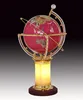Home decoration Led light 68cm table Natural Marble crystal Globe