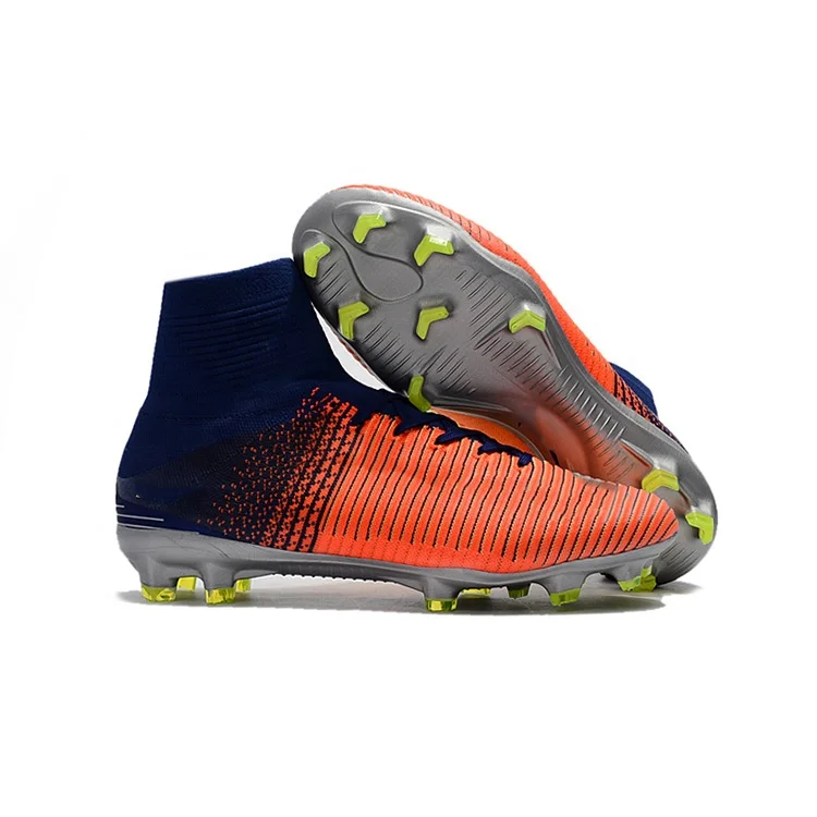 

Custom High Ankle Sports Football Boots Men Soccer Shoes, Any color is available