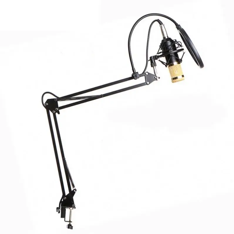 

Bm700 Bm800 Mic Electret Condenser Microphone, Black/silver/custom
