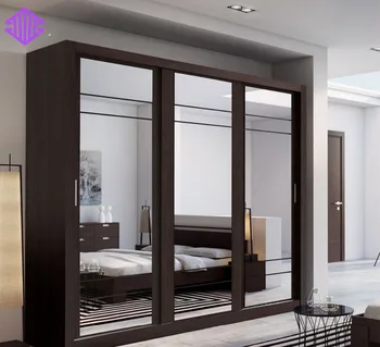 3 Door Bedroom Sliding Mirrored Wardrobe Design Buy 3 Door