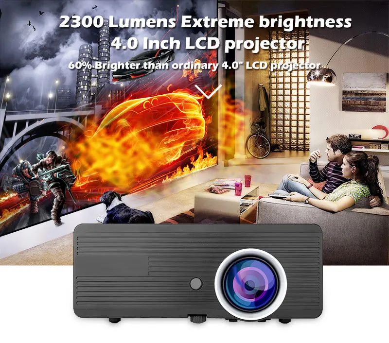 
LSP Mini Portable LCD home theater Projector MG500 