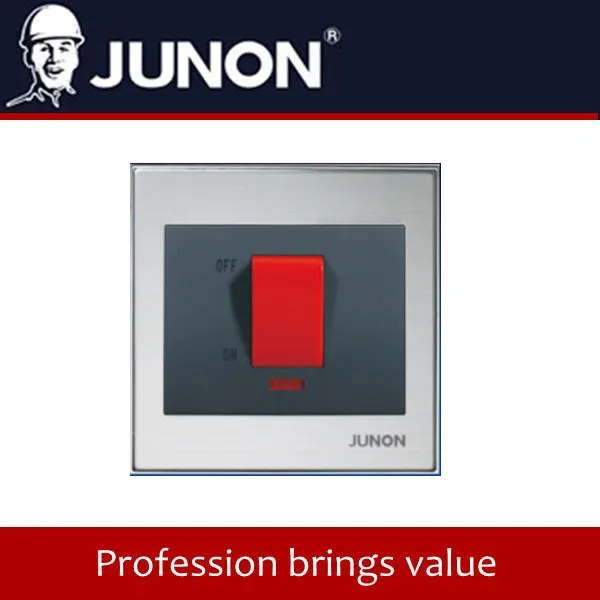 P series Brushed Steel 45A 250V 45A AC Switch air-conditioning Switch with Neon0.jpg