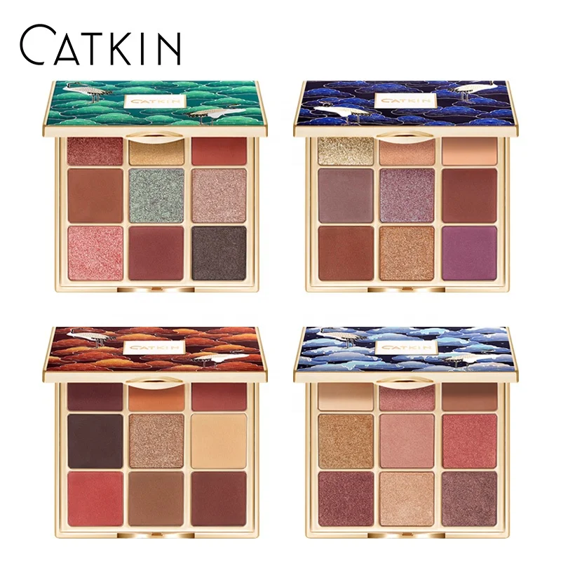 

Catkin Eternal Love 14.4g Seasonal 9 Colors Shimmer Glitter Long Lasting Organic Metallic Eye Shadow Eyeshadow Palette, 4 options